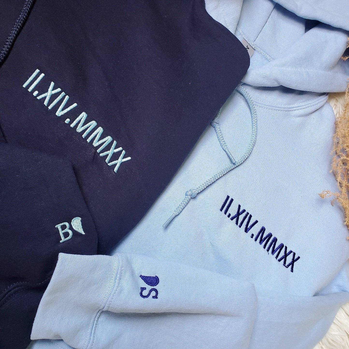 Personalized Roman Numeral Anniversary Sweatshirt or Hoodie, Unique Gift for Anniversary