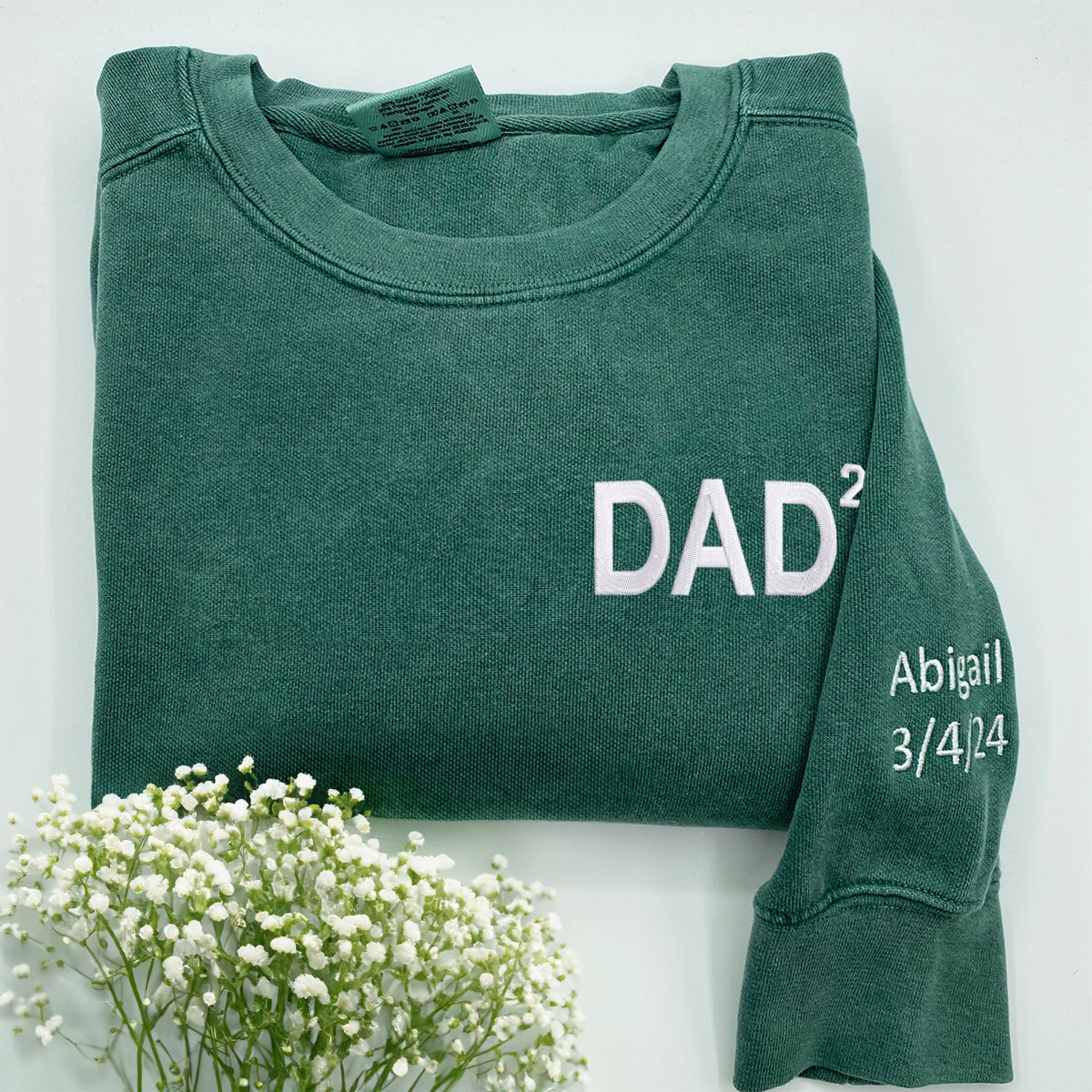 Custom Comfort Color® Embroidered Dad 2 Shirt