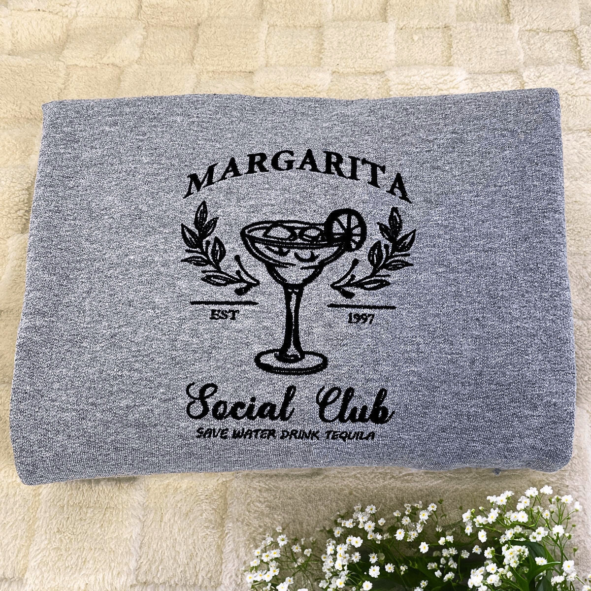 Custom Basic Embroidered T-Shirt with Same Design