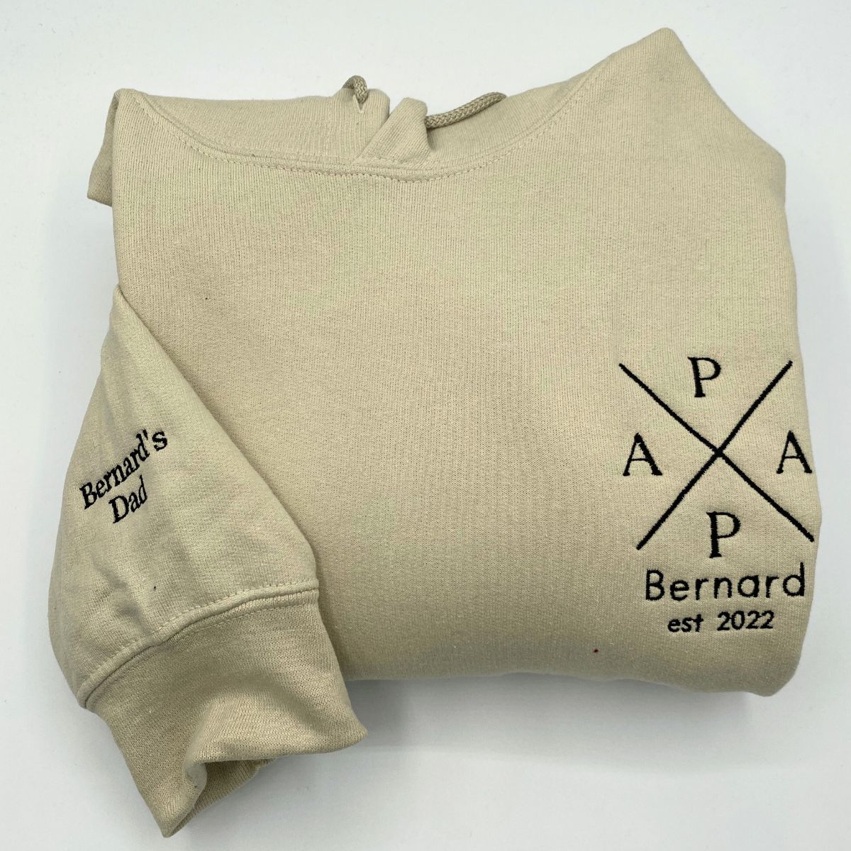 Custom Comfort Color® Embroidered Best Papa Shirt