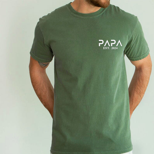Comfort Color® Embroidered Papa Shirt