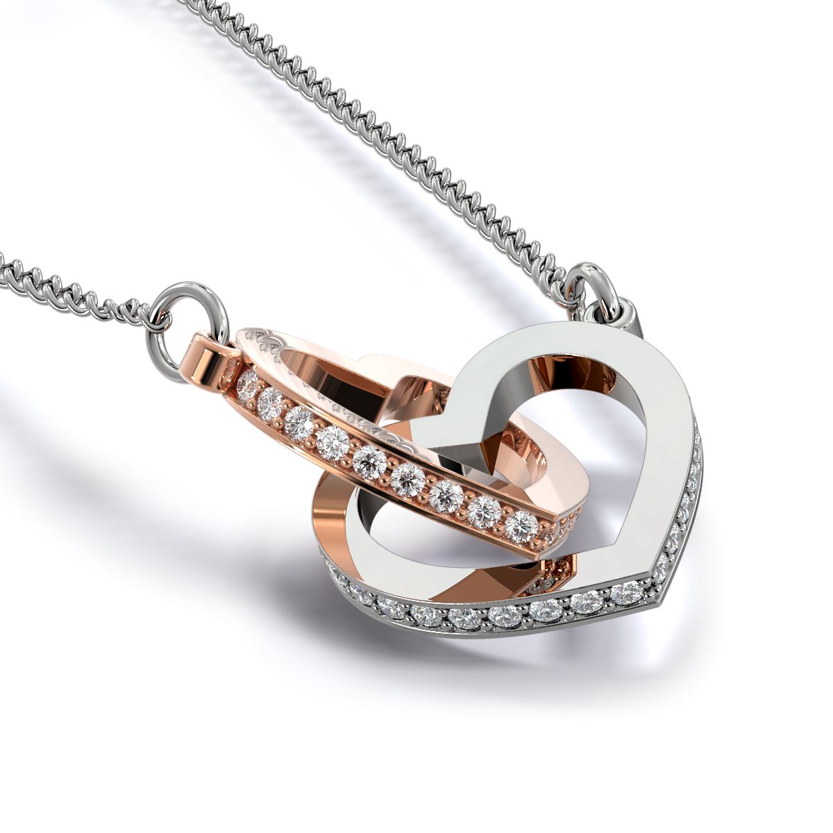 Personalized To My Beautiful Soulmate Necklace From Husband Boyfriend Feel My Love For Her Future Wife Girlfriend Birthday Anniversary Customized Message Card