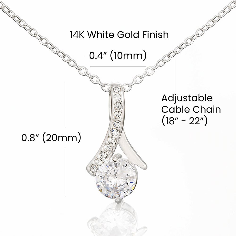 Personalized To My Beautiful Soulmate Necklace Gift From Husband Romantic Gifts For Future Wife Birthday Anniversary Christmas Customized Gift Box Message Card