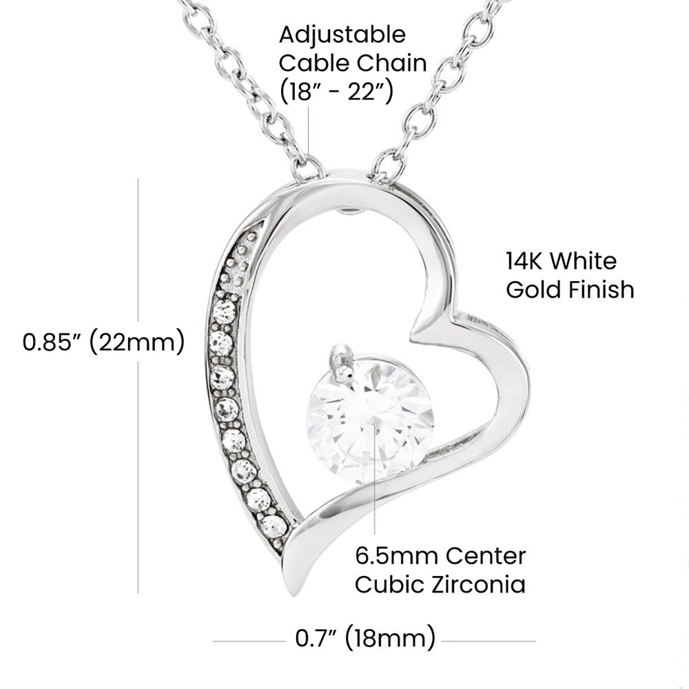 Personalized To My Beautiful Wife Necklace From Husband I Can't Live Without You Romantic Valentines Gifts For Wife Birthday Christmas Gift Box Message Card