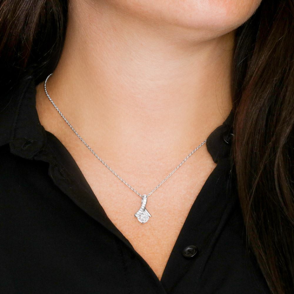 Personalized To My Wife Necklace From Husband 3 Years Anniversary For Her 3rd Anniversary 3 Years Wedding Anniversary For Her Customized Gift Box Message Card