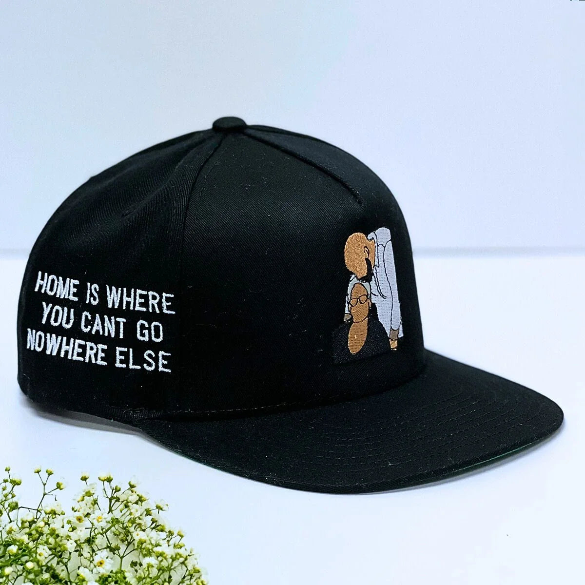 Personalized Photo Snapback Cap with Embroidered Photo - Unique Gift Idea