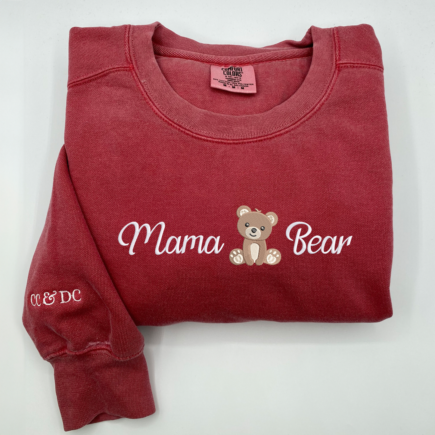 Comfort Color® Embroidered Mama Bear Shirt