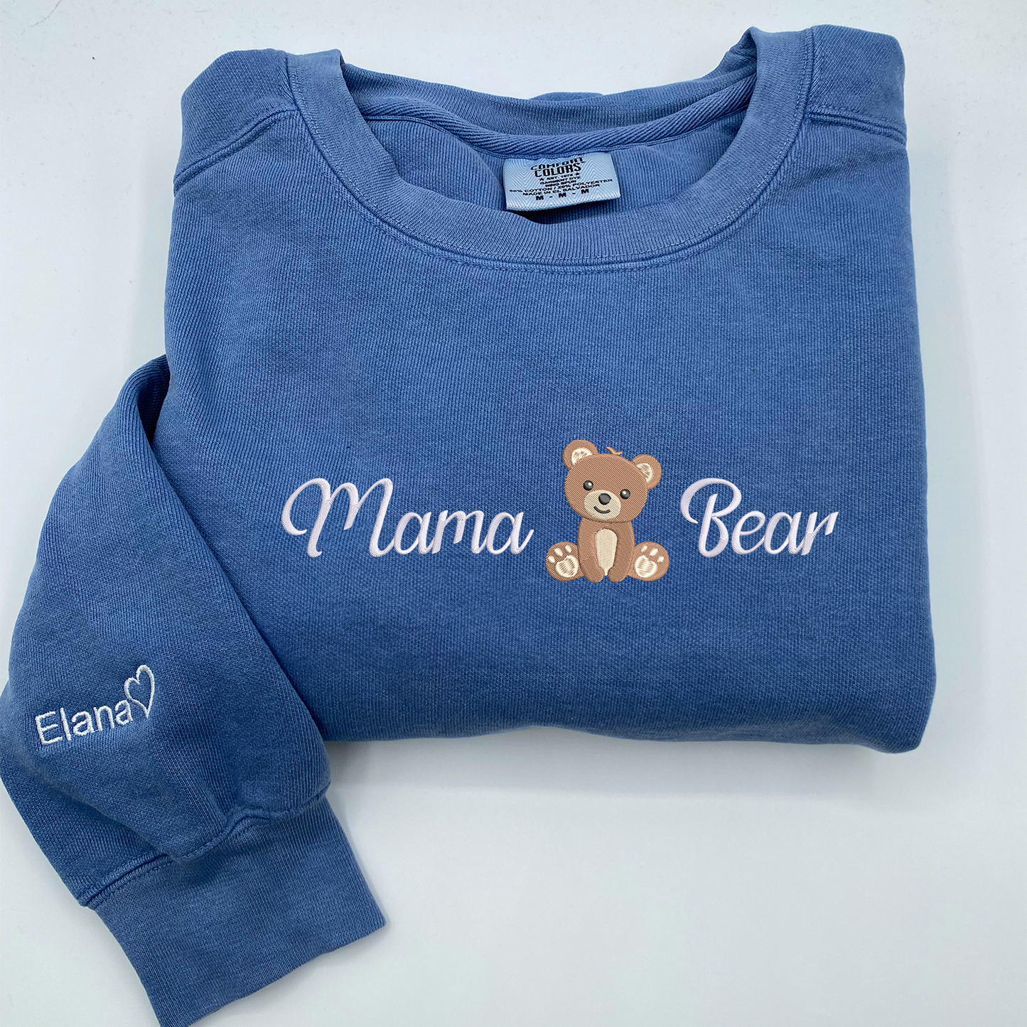 Comfort Color® Embroidered Mama Bear Shirt