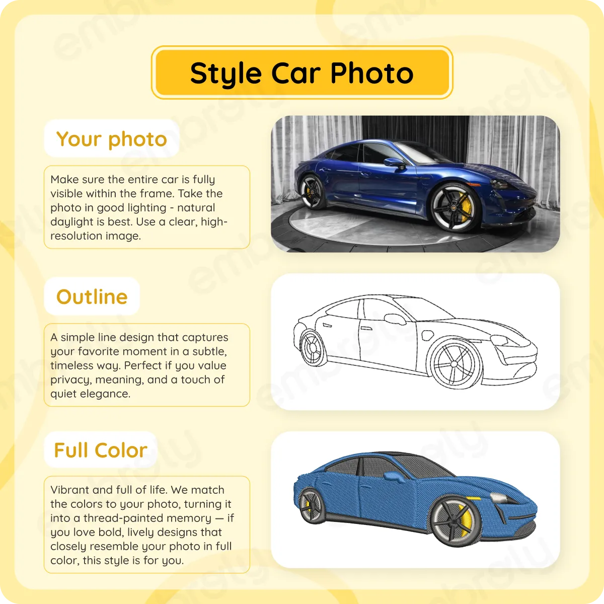 Custom Car from Photo, Embroidered Sweatshirt, Hoodie, Car Guy Gifts