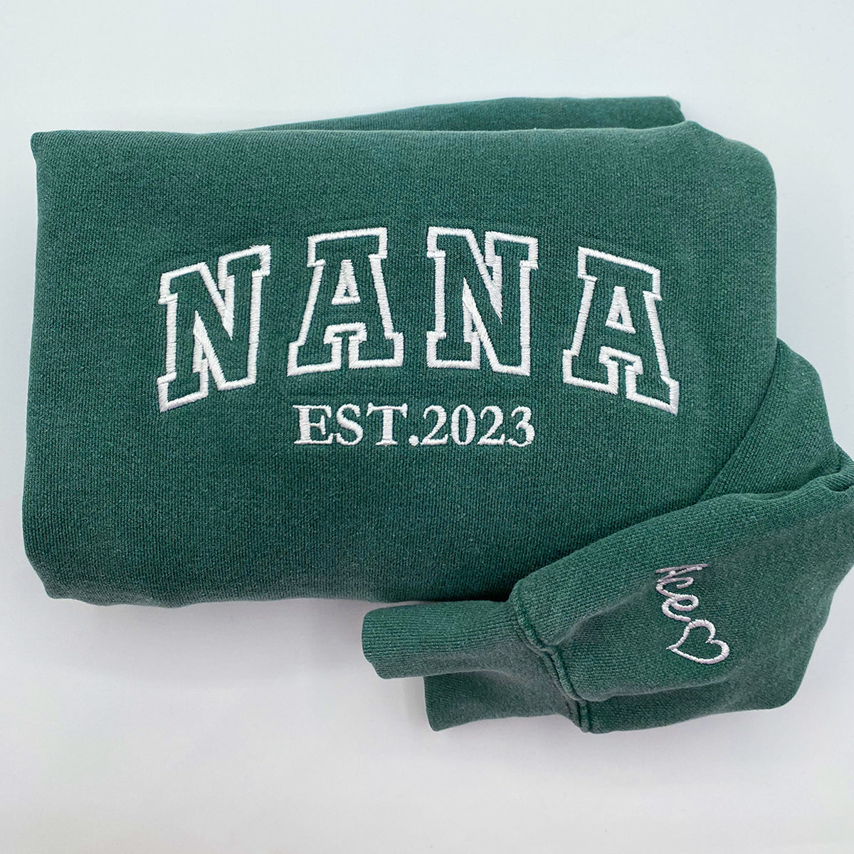 Comfort Color® Embroidered Mimi Shirt with Grandkids Names