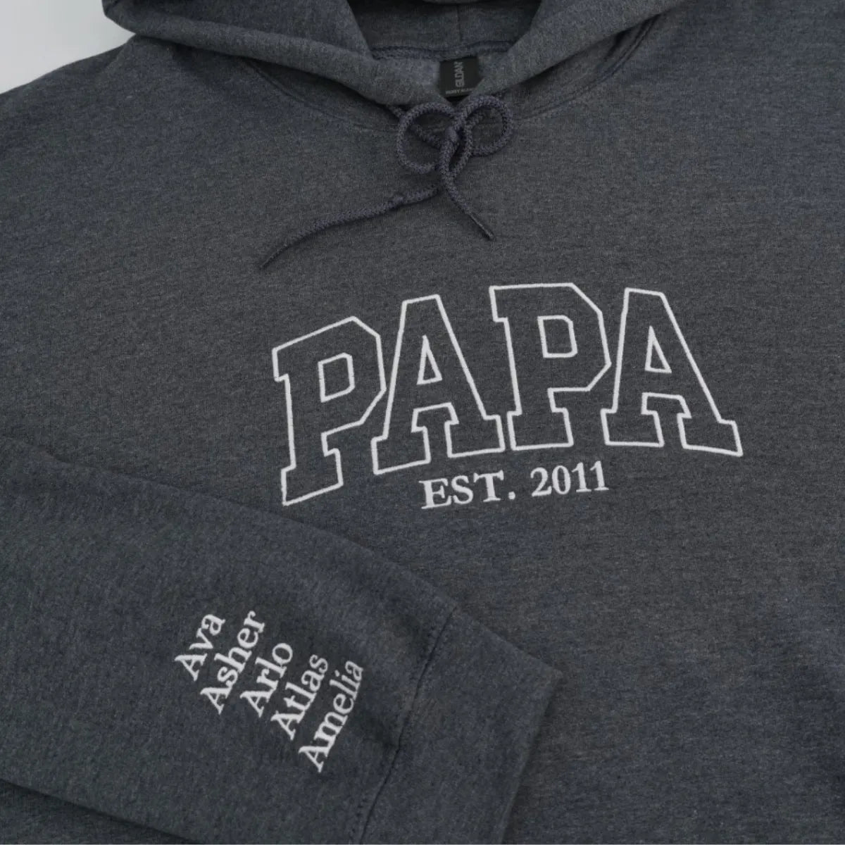 Pop Pop Sweatshirt / Hoodie, Custom Embroidered Grandpa Gifts for Birthday & Christmas