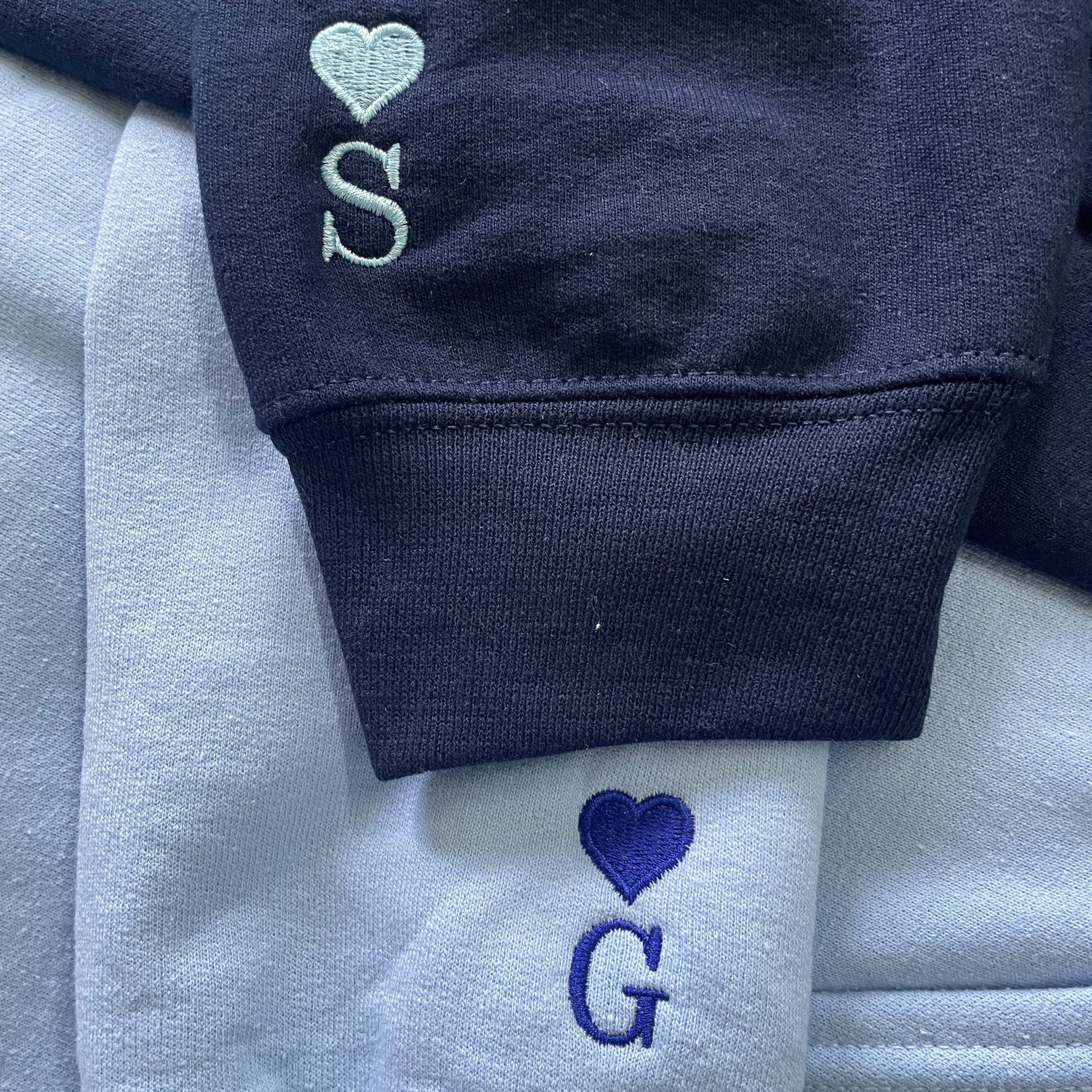 Space And Moon Sweatshirt or Hoodie Matching, Personalized Embroidered Valentine's Day Gift Ideas For Him Her