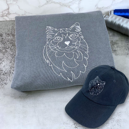 Cat Lover Twin Pack: Embroidered Shirt & Hat