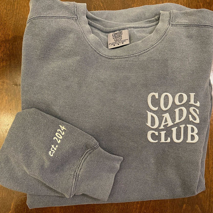 Comfort Color® Custom Embroidered Cool Dads Club Shirt
