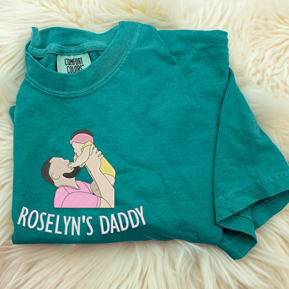 Comfort Color® Custom Embroidered World's Best Dad Shirt