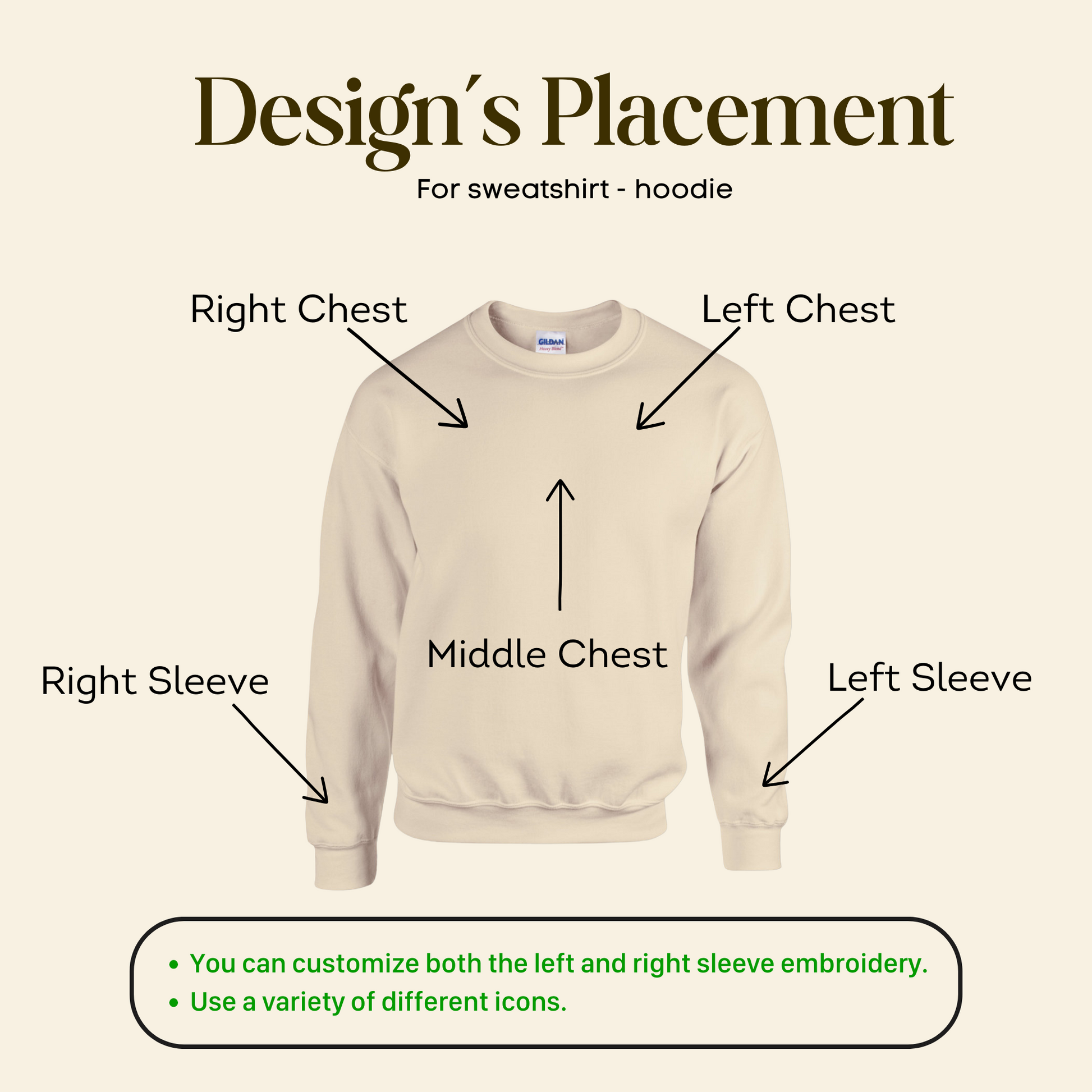 Custom Basic Embroidered T-Shirt with Same Design