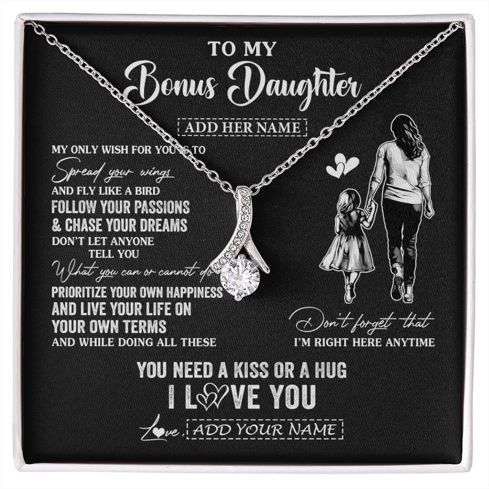 Personalized To My Goddaughter Gifts Necklace From Godmother Aunt My Only Wish For You Goddaughter Birthday Gifts Graduation Christmas Gift Box Message Card