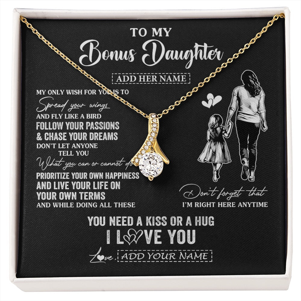 Personalized To My Goddaughter Gifts Necklace From Godmother Aunt My Only Wish For You Goddaughter Birthday Gifts Graduation Christmas Gift Box Message Card