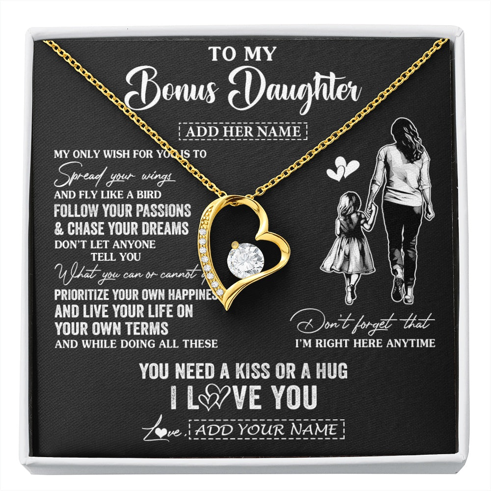 Personalized To My Goddaughter Gifts Necklace From Godmother Aunt My Only Wish For You Goddaughter Birthday Gifts Graduation Christmas Gift Box Message Card