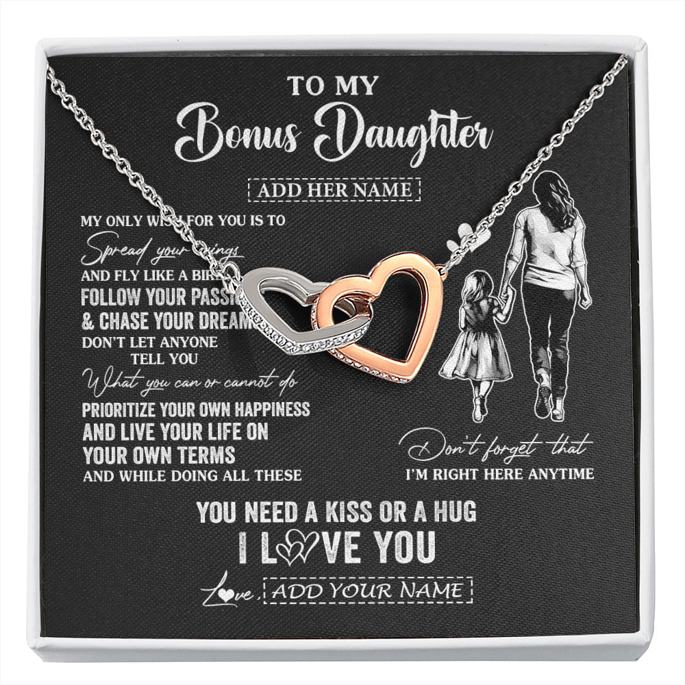 Personalized To My Goddaughter Gifts Necklace From Godmother Aunt My Only Wish For You Goddaughter Birthday Gifts Graduation Christmas Gift Box Message Card
