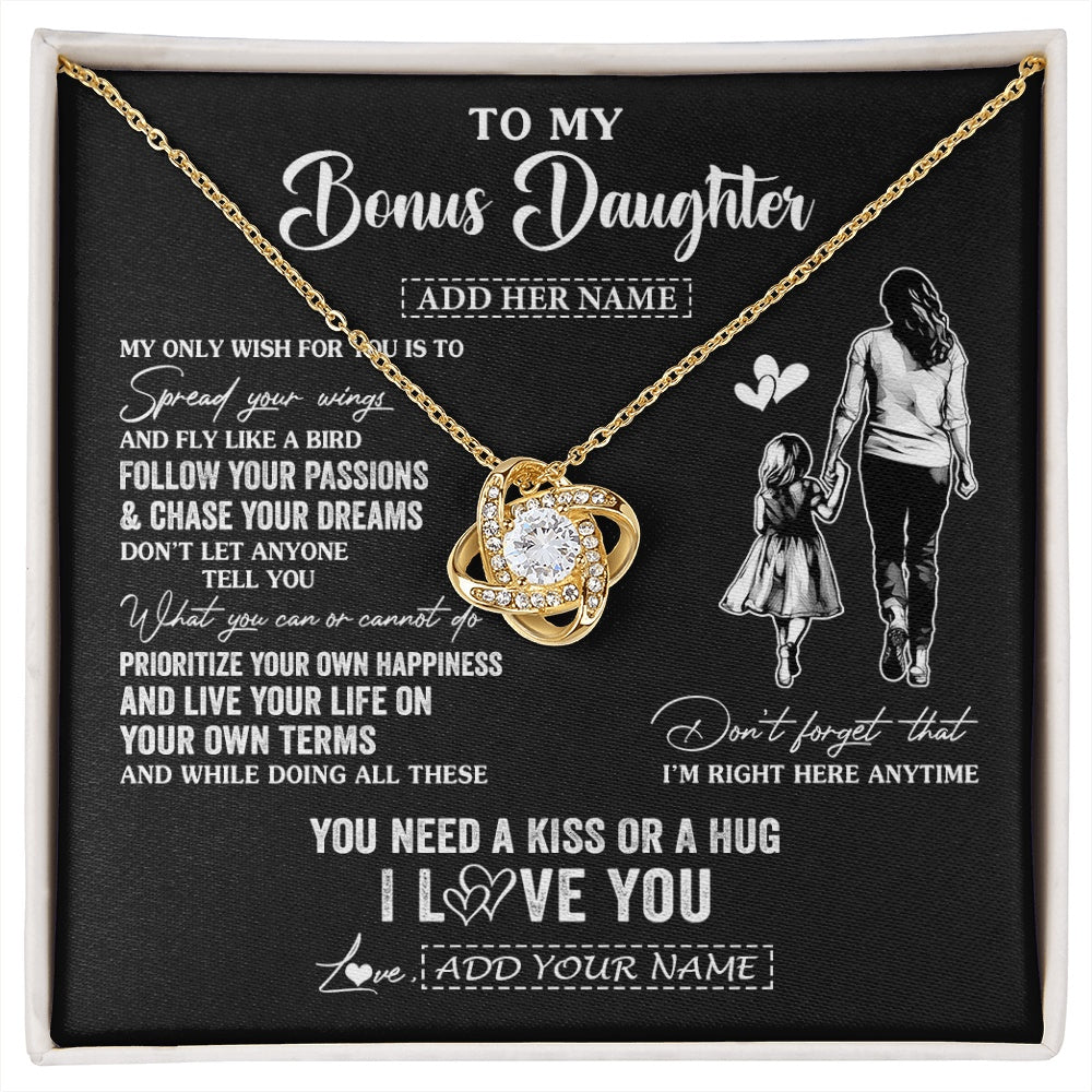 Personalized To My Goddaughter Gifts Necklace From Godmother Aunt My Only Wish For You Goddaughter Birthday Gifts Graduation Christmas Gift Box Message Card