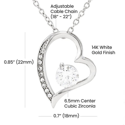 Personalized To My Gorgeous Wife Necklace From Husband My Life My Love Wife Birthday Wedding Valentines Christmas Customized Gift Box Message Card