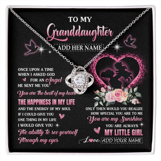 Personalized To My Granddaughter From Grandma Nana Necklace Once Upon A Time Birthday Graduation Gifts For Granddaughter Gifts Christmas Gift Box Message Card