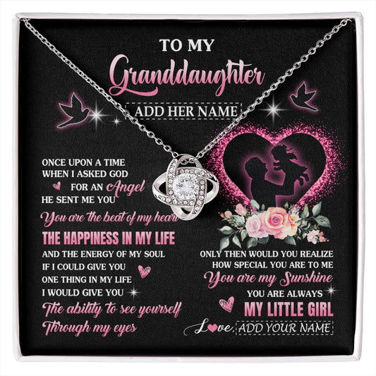 Personalized To My Granddaughter From Grandpa Papa Necklace Once Upon A Time Birthday Graduation Gifts For Granddaughter Gifts Christmas Gift Box Message Card