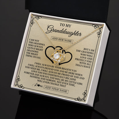 Personalized To My Granddaughter Gifts From Grandma Granddaughter Birthday Gifts Jewelry Women Granddaughter Pendant Necklace Christmas Gift Box Message Card