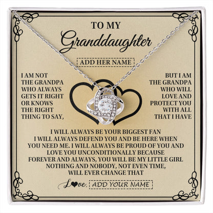 Personalized To My Granddaughter Gifts From Grandpa Granddaughter Birthday Gifts Jewelry Women Granddaughter Pendant Necklace Christmas Gift Box Message Card