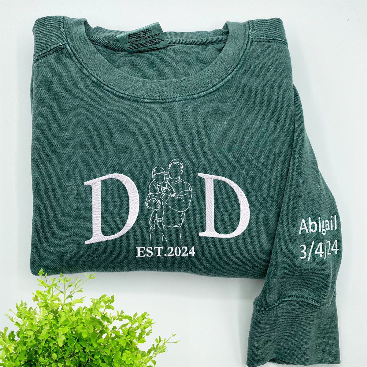 Comfort Color® Custom Embroidered Cool Dad Shirt