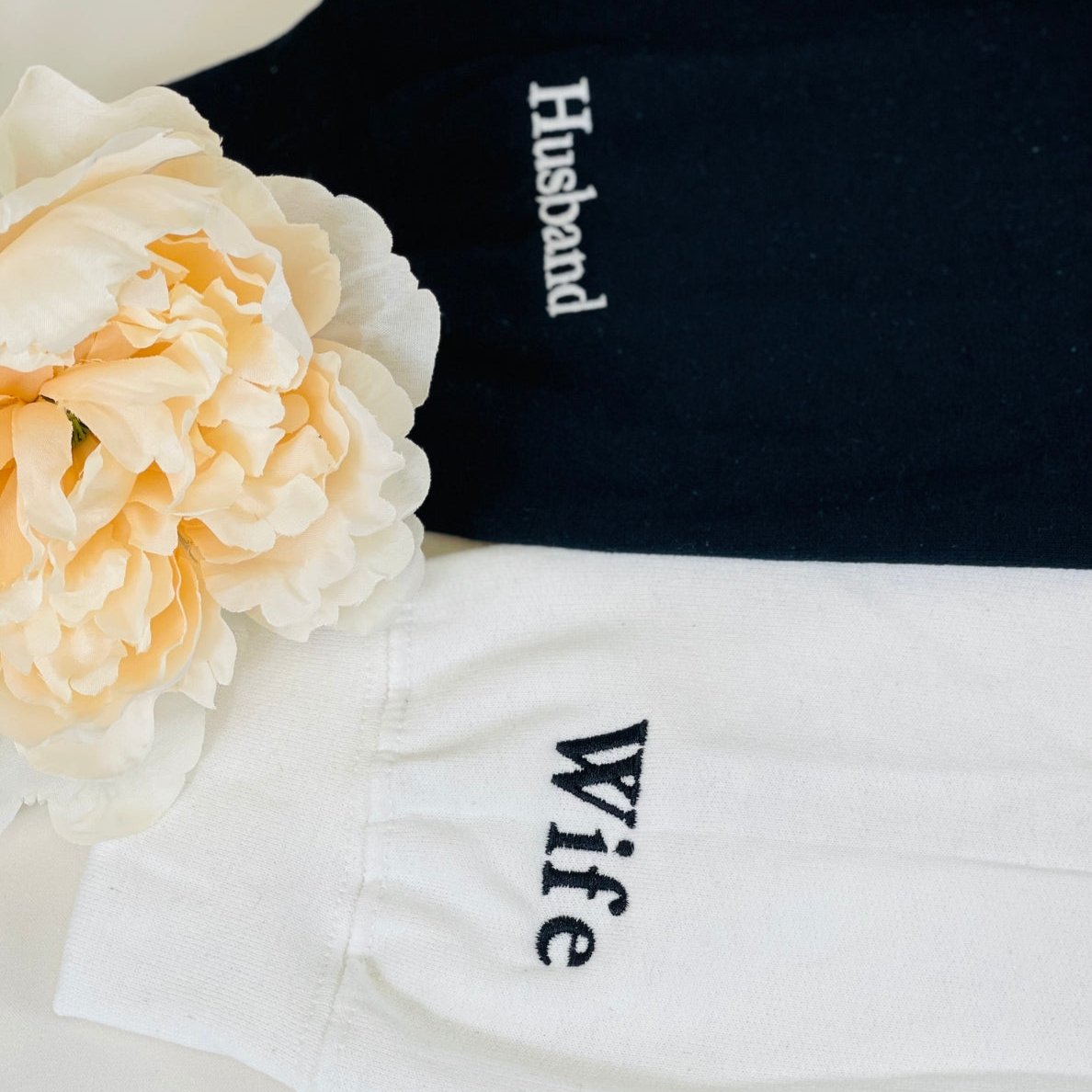 Personalized Unique Bridal Shower Gifts for Him and Her with Mr Mrs Sweatshirt