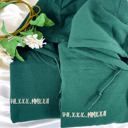 The Boss The Real Boss Hoodie or Sweatshirt, Custom Embroidered for Couple Valentine's Gifts