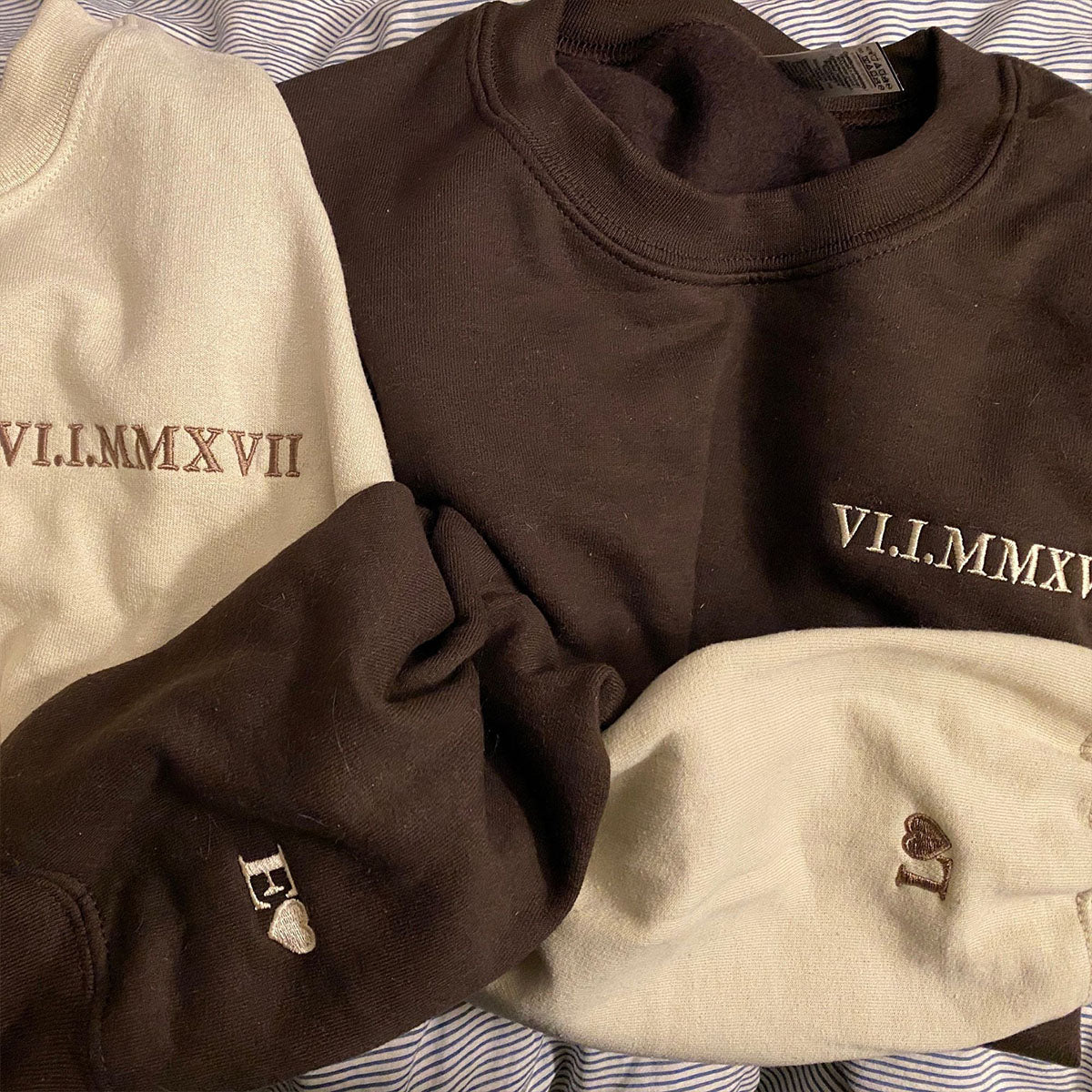 The Boss The Real Boss Hoodie or Sweatshirt, Custom Embroidered for Couple Valentine's Gifts